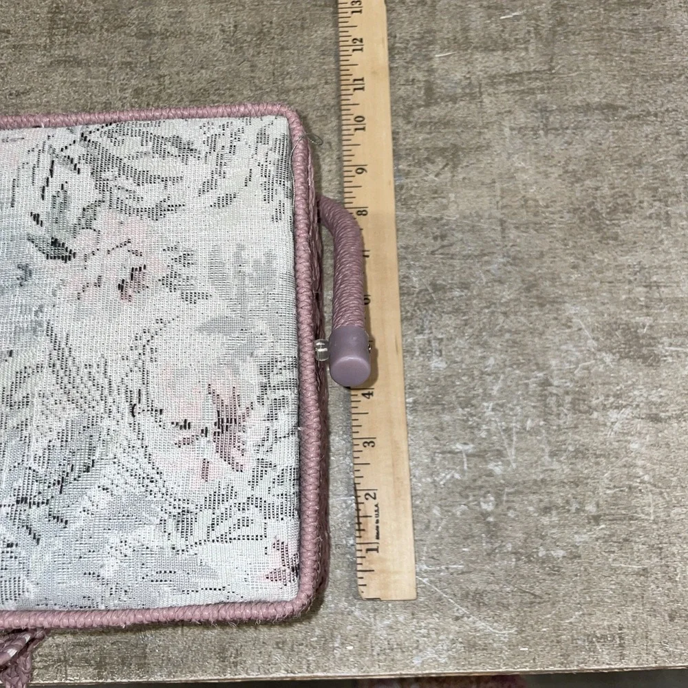 Small Sewing Basket‎ Floral Fabric 12
